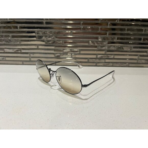RAY-BAN OVAL 1970 BI-GRADIENT gunmetal GREY/ BROWN SUNGLASSES main image 5